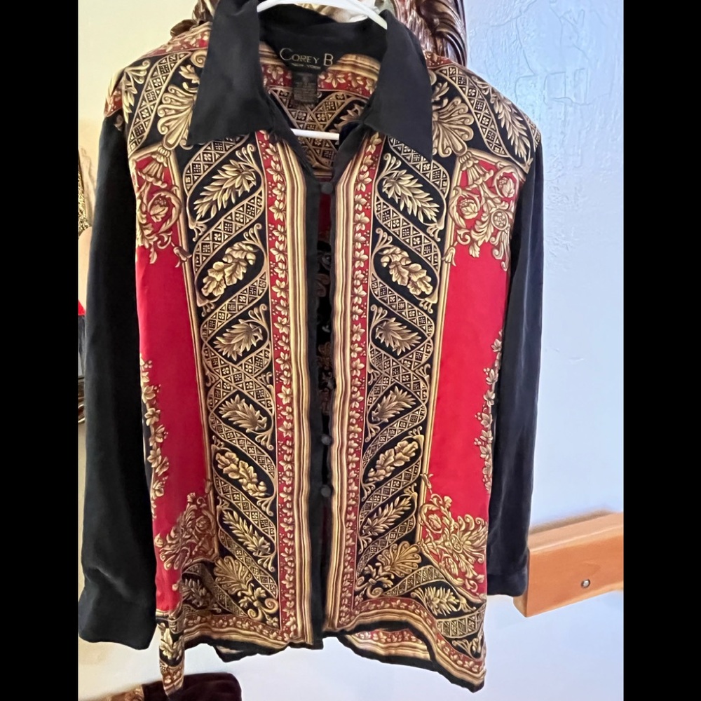 100 💯 silk shirt
